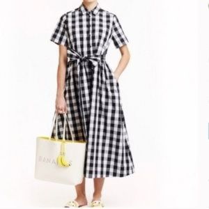 Kate Spade Black and White Gingham Dress
